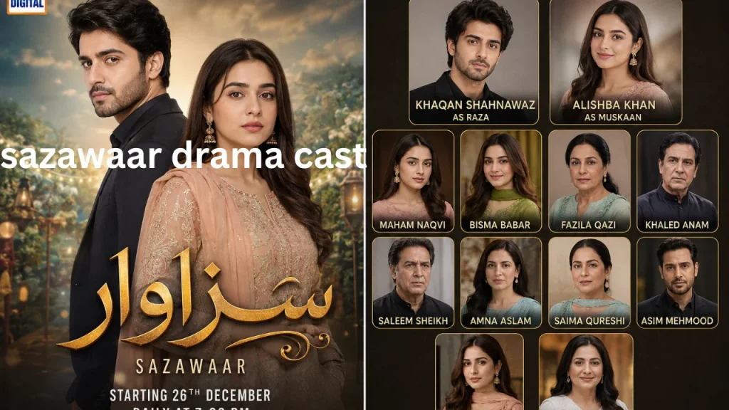 sazawaar drama cast