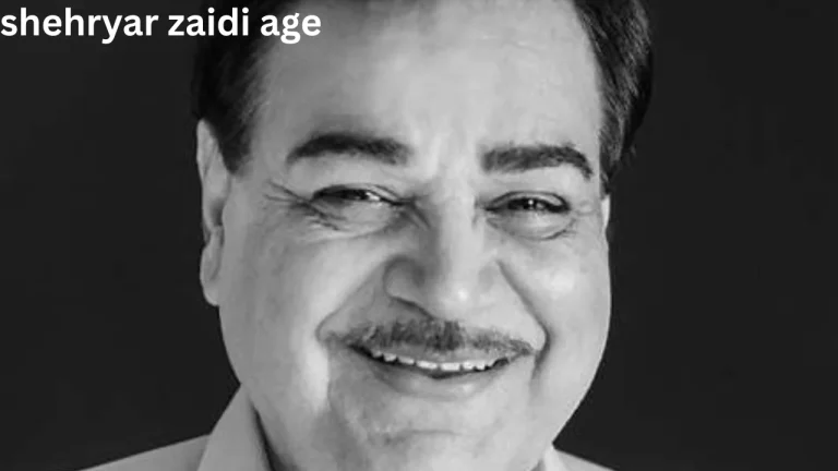shehryar zaidi age